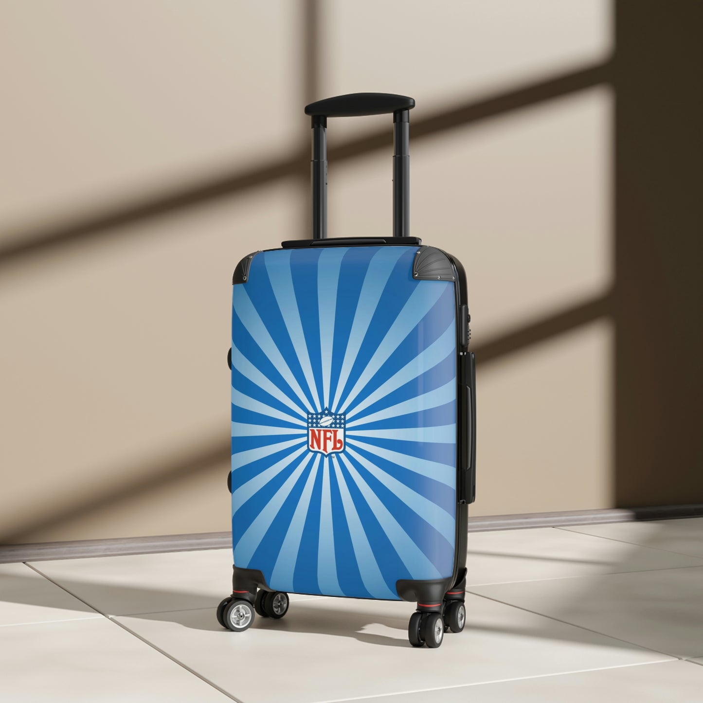 Geotrott NFL Logo National Football League NFL Team Logo Cabin Suitcase Rolling Luggage Checking Bag-Bags-Geotrott