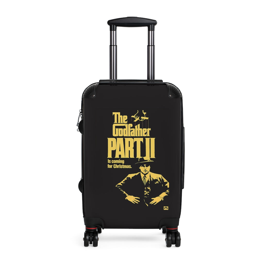 Getrott The Godfather 2 Movie Poster Collection Cabin Suitcase Extended Storage Adjustable Telescopic Handle Double wheeled Polycarbonate Hard-shell Built-in Lock-Bags-Geotrott