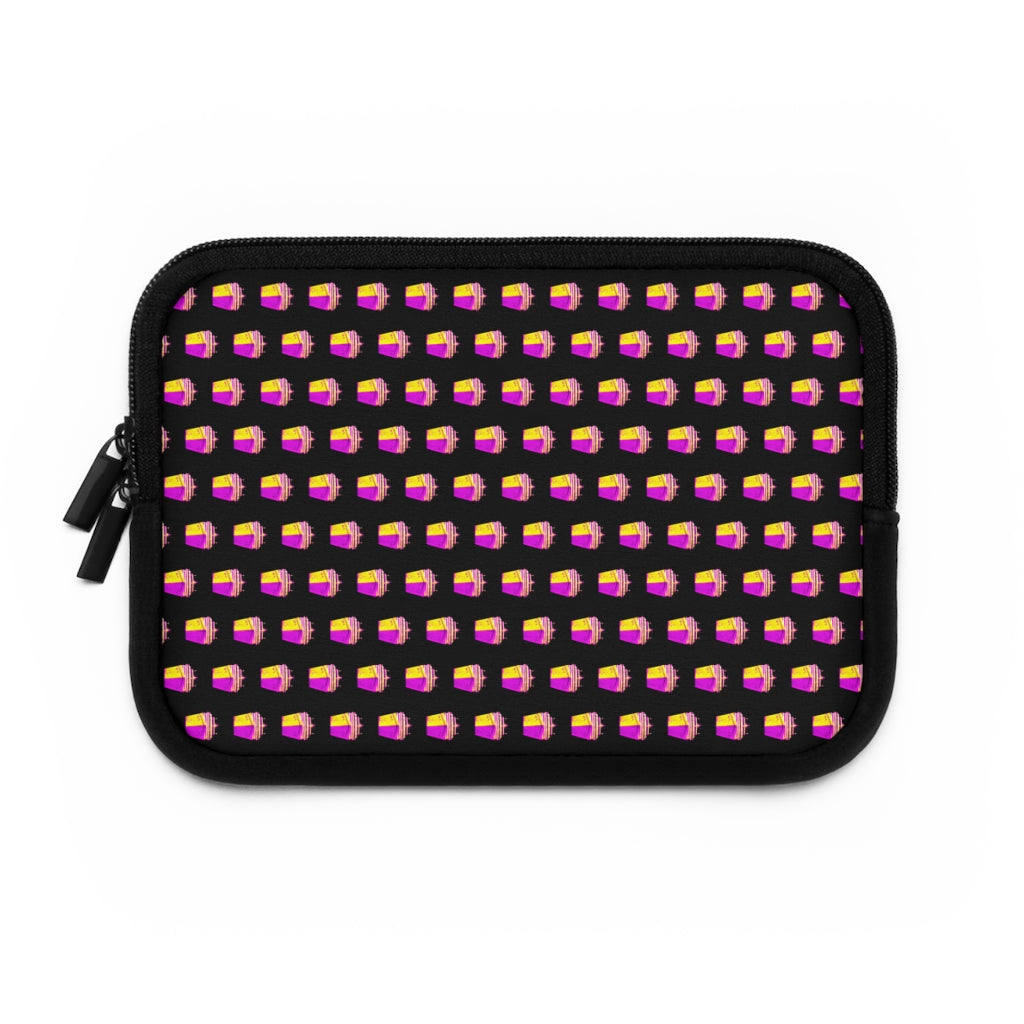 Getrott Pink Cruise Ships Pattern White Laptop Sleeve-Laptop Sleeve-Geotrott