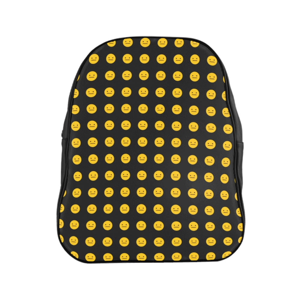 Geotrott Emojis Expressionless Face Padded Backpack Carry-On Travel Check Luggage 4-Wheel Spinner Suitcase Bag Multiple Colors And Sizes