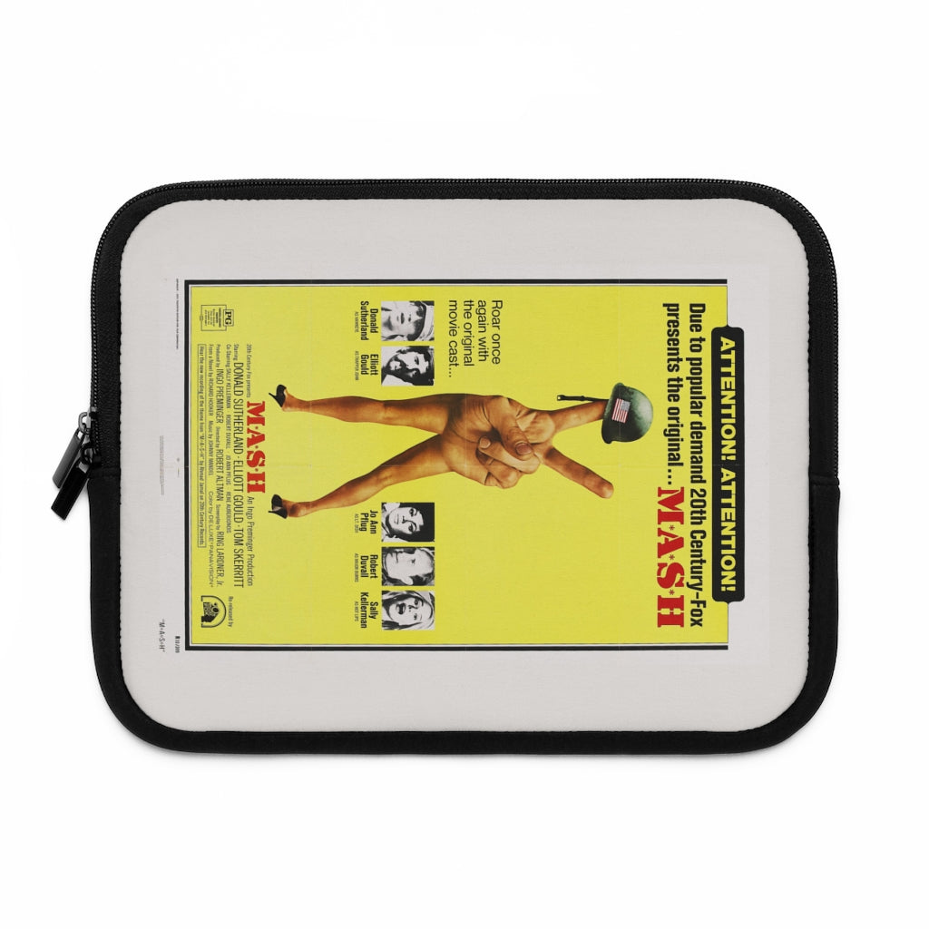 Geotrott Mash Movie Poster Red Laptop Sleeve