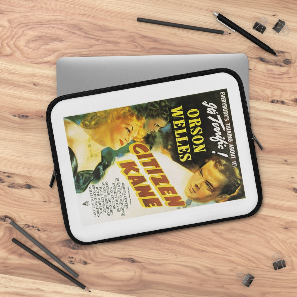Geotrott Citizen Kane Movie Poster White Laptop Sleeve