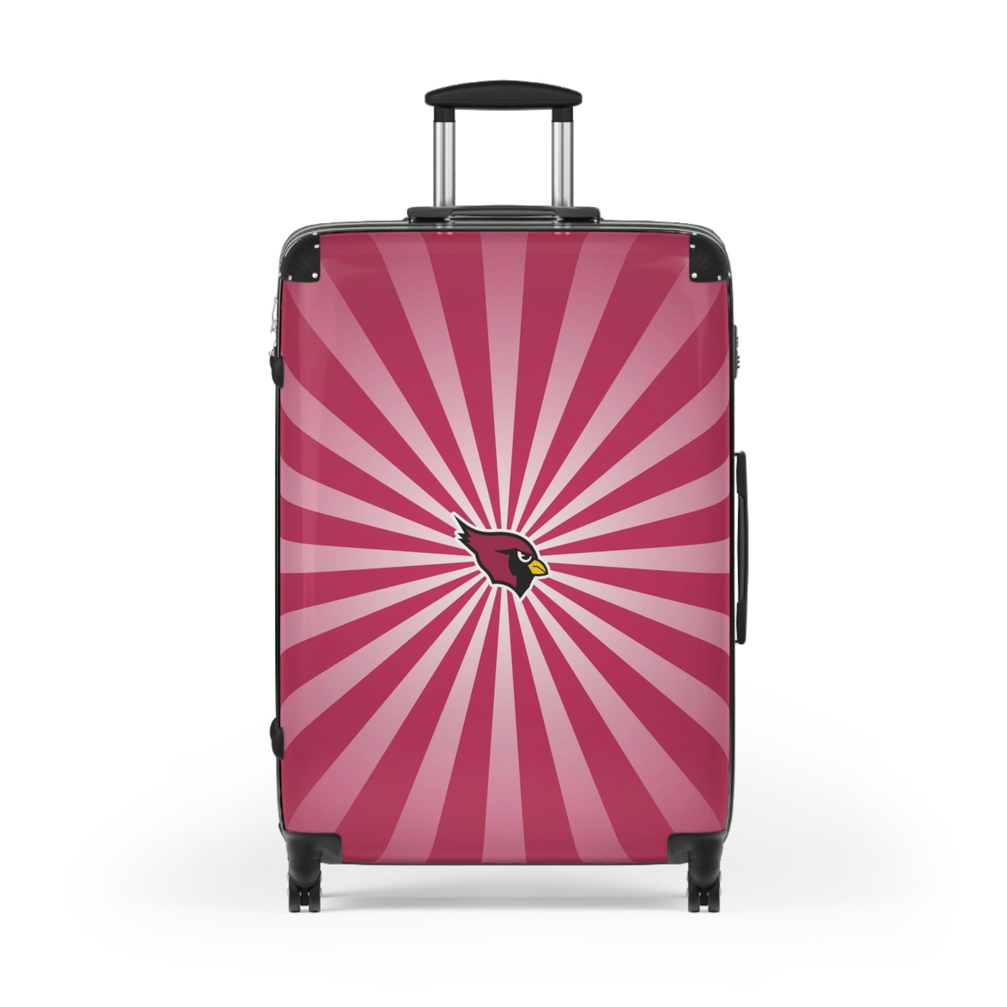 Geotrott Arizona Cardinals National Football League NFL Team Logo Cabin Suitcase Rolling Luggage Checking Bag-Bags-Geotrott