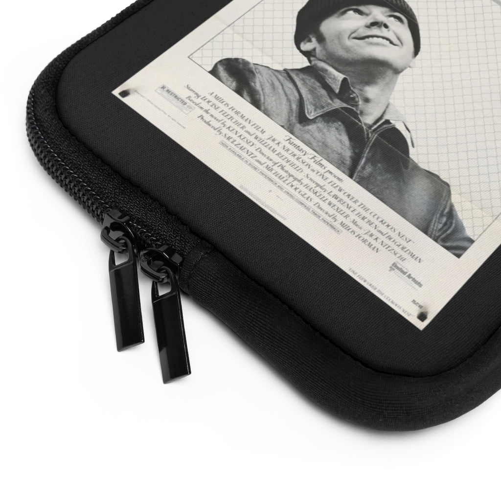 Geotrott One Flew Over The Cuckoos Nest Movie Poster Laptop Sleeve
