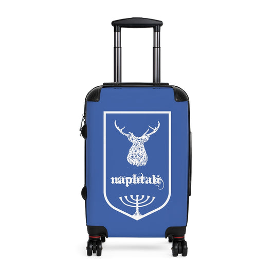 Geotrott Tribes Of Israel Naphtali Blue Cabin Suitcase Extended Storage Adjustable Telescopic Handle Double Wheeled Polycarbonate Hard-Shell Built-In Lock