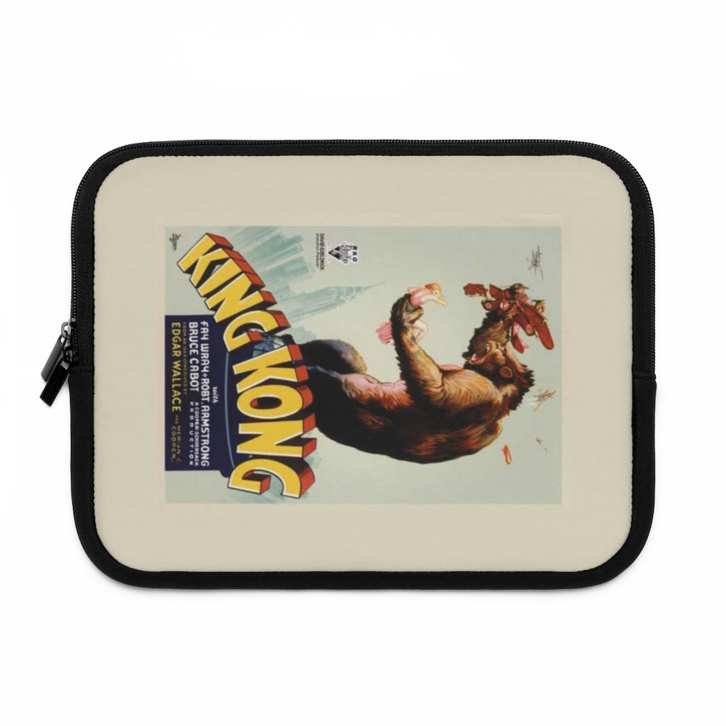 Geotrott King Kong Movie Poster Red Laptop Sleeve