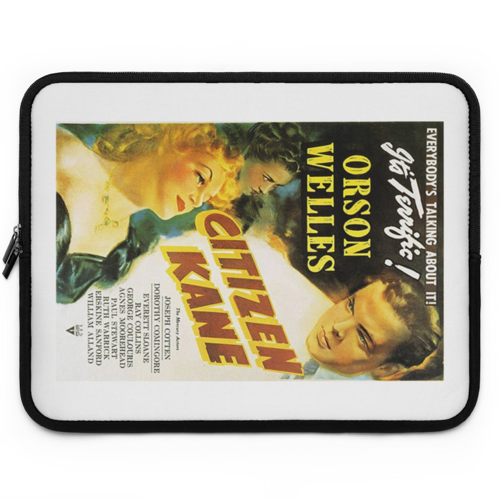 Geotrott Citizen Kane Movie Poster White Laptop Sleeve