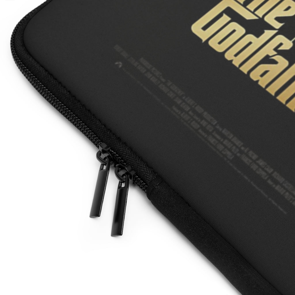Geotrott The Godfather Movie Poster White Laptop Sleeve