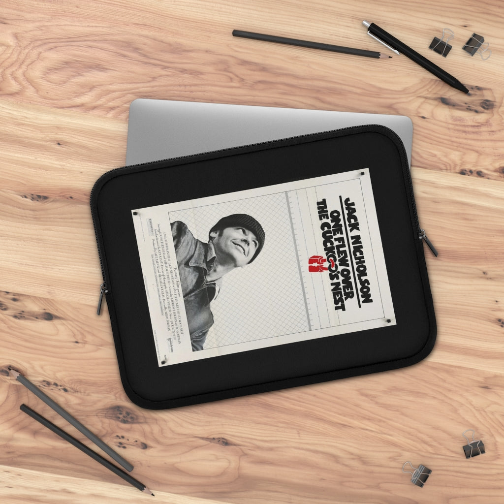 Geotrott One Flew Over The Cuckoos Nest Movie Poster Laptop Sleeve