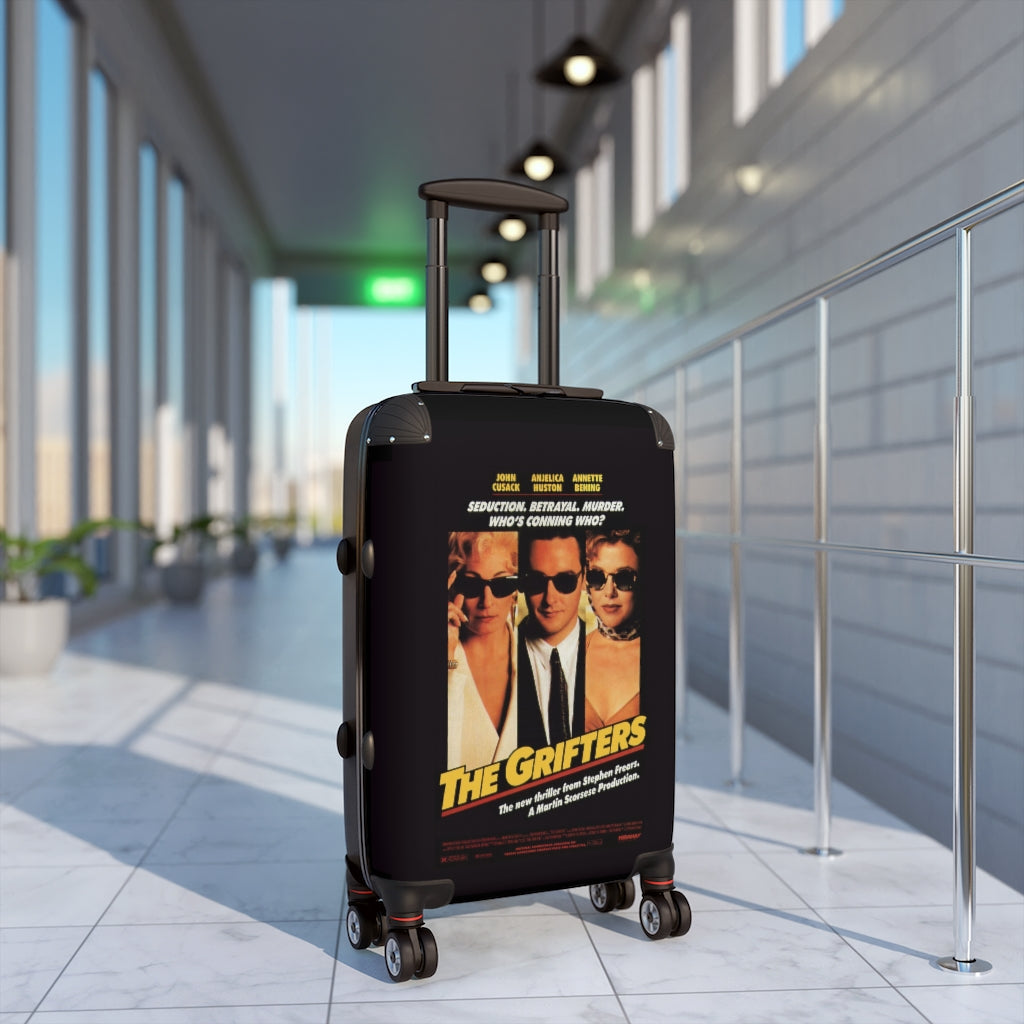 Geotrott The Grifters Movie Poster Collection Cabin Suitcase Extended Storage Adjustable Telescopic Handle Double Wheeled Polycarbonate Hard-Shell Built-In Lock