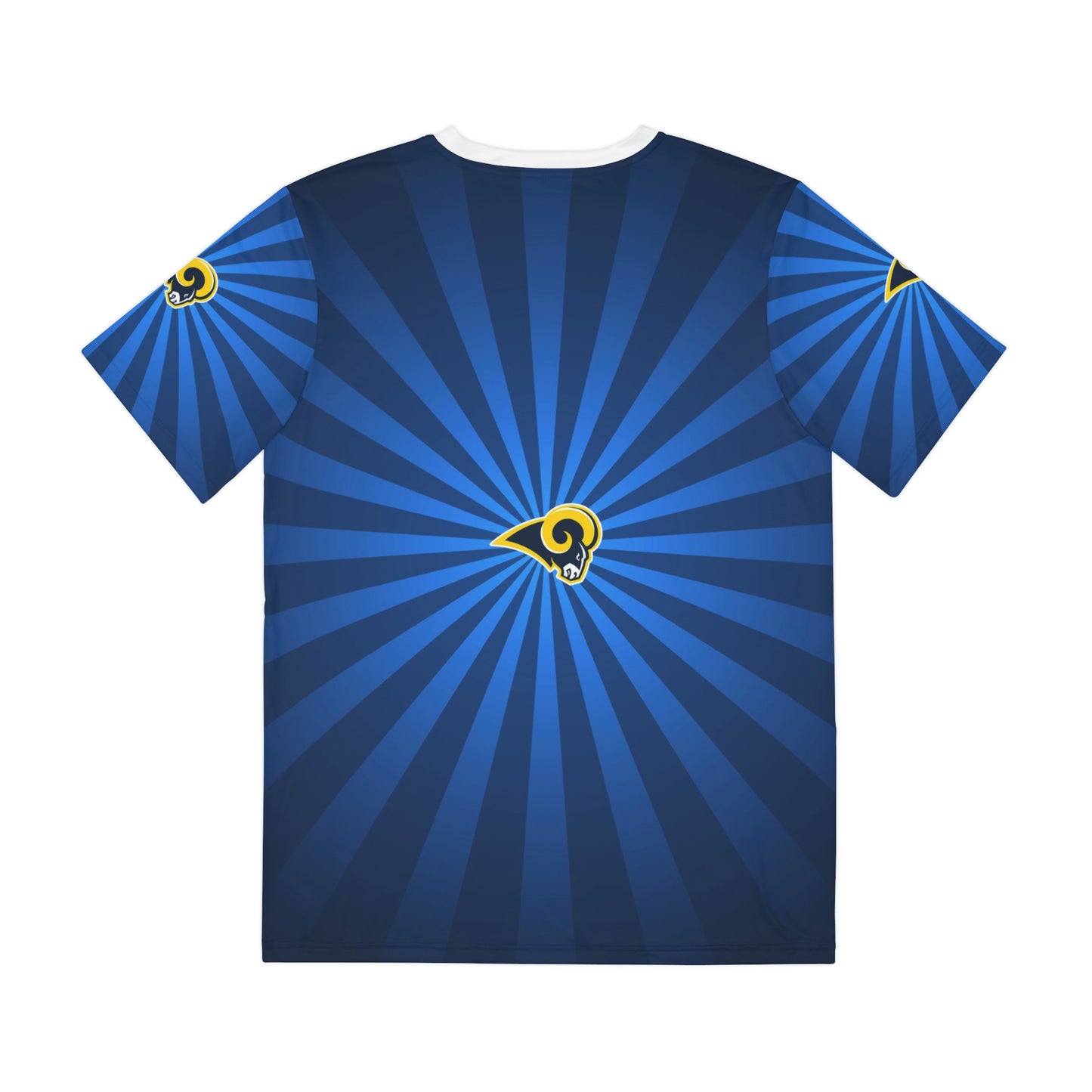 Geotrott NFL Los Angeles RamsMen's Polyester All Over Print Tee T-Shirt-All Over Prints-Geotrott