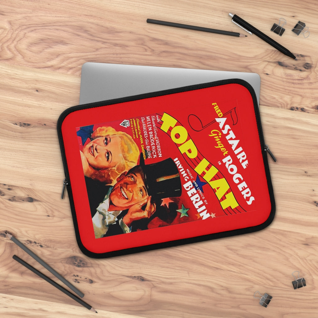 Geotrott Top Hat Movie Poster Laptop Sleeve
