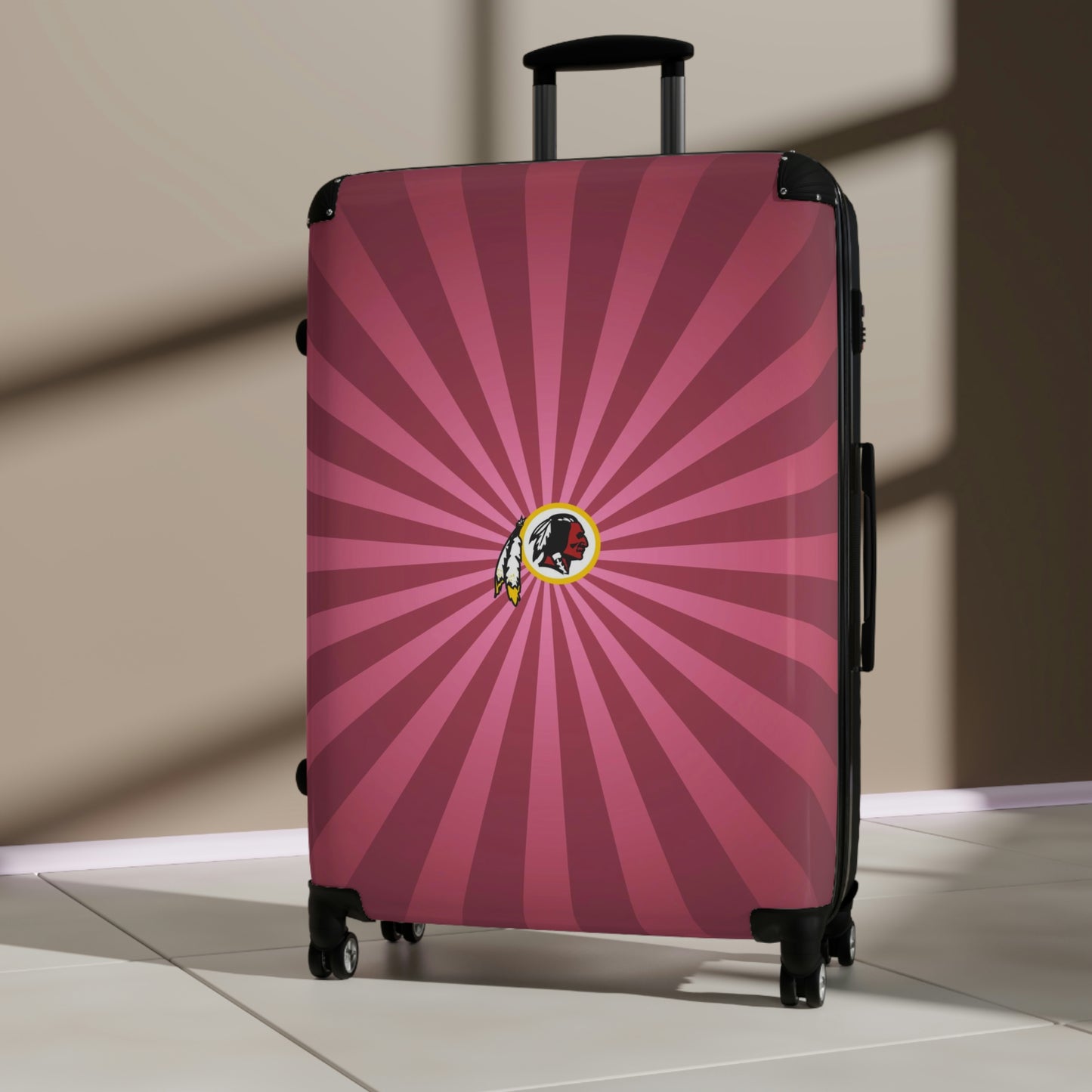 Geotrott Washington Redskins National Football League NFL Team Logo Cabin Suitcase Rolling Luggage Checking Bag-Bags-Geotrott