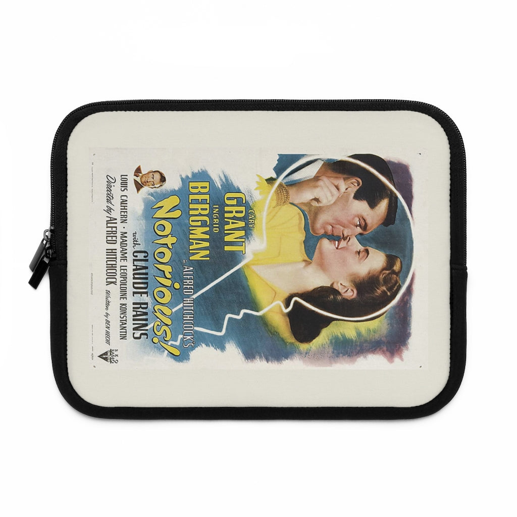 Geotrott Notorious Movie Poster Red Laptop Sleeve