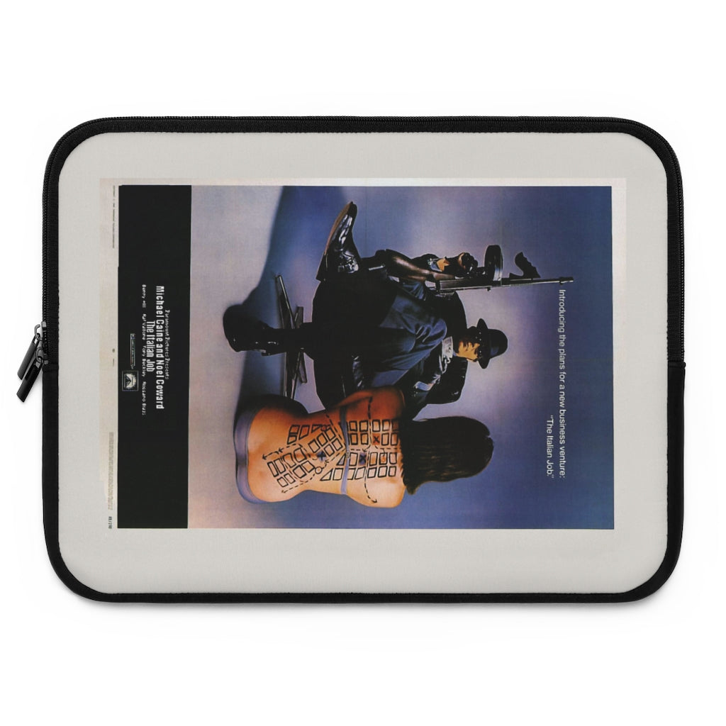 Geotrott The Italian Job Movie Poster Red Laptop Sleeve