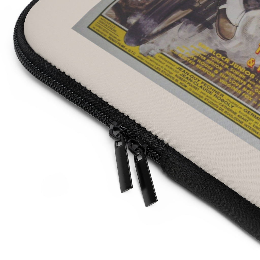 Geotrott Sherlock Junior Movie Poster Laptop Sleeve