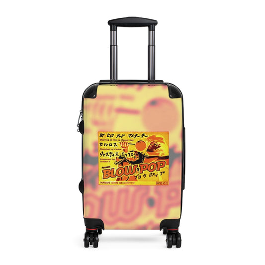 Geotrott Blowpop Astors Nightclub Djhiro Master Key Justisex Club Flyer Yellow Cabin Suitcase Extended Storage Adjustable Telescopic Handle Double Wheeled Polycarbonate Hard-Shell Built-In Lock