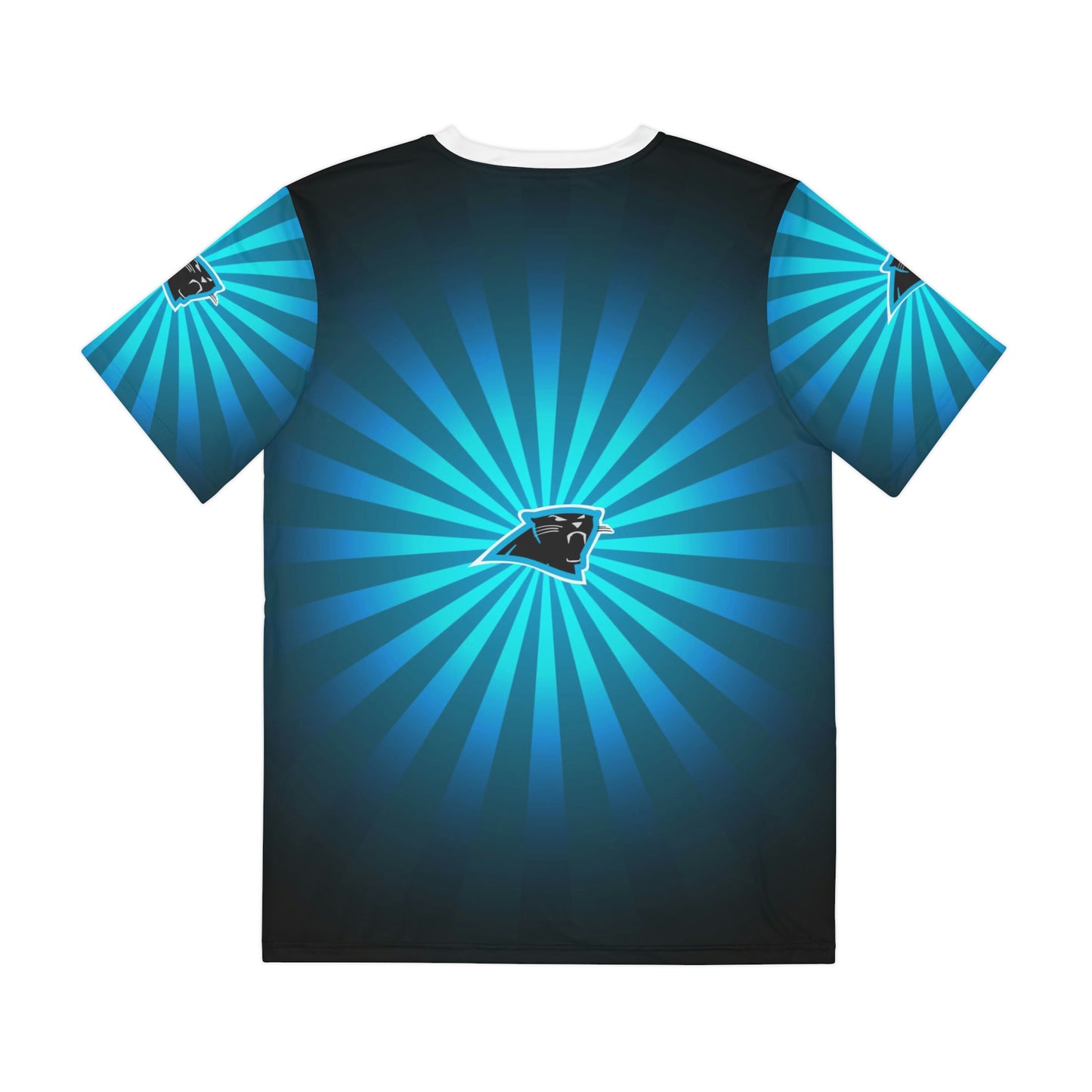 Geotrott Nfl Carolina Panthers Men'S Polyester All Over Print Tee T-Shirt