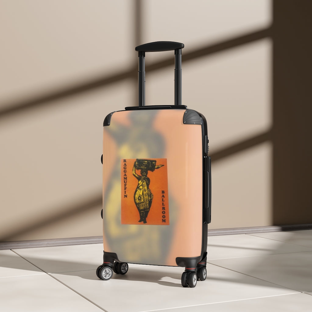 Getrott Raggamuffin Ballroom NYC Nightclub Flyer Cabin Suitcase Inner Pockets Extended Storage Adjustable Telescopic Handle Inner Pockets Double wheeled Polycarbonate Hard-shell Built-in Lock
