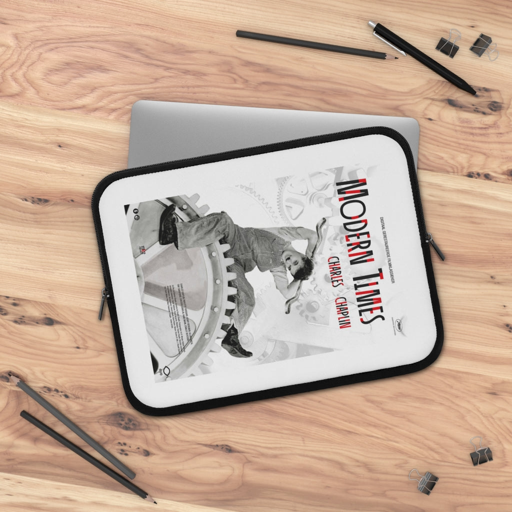 Getrott Modern Times Movie Poster Laptop Sleeve