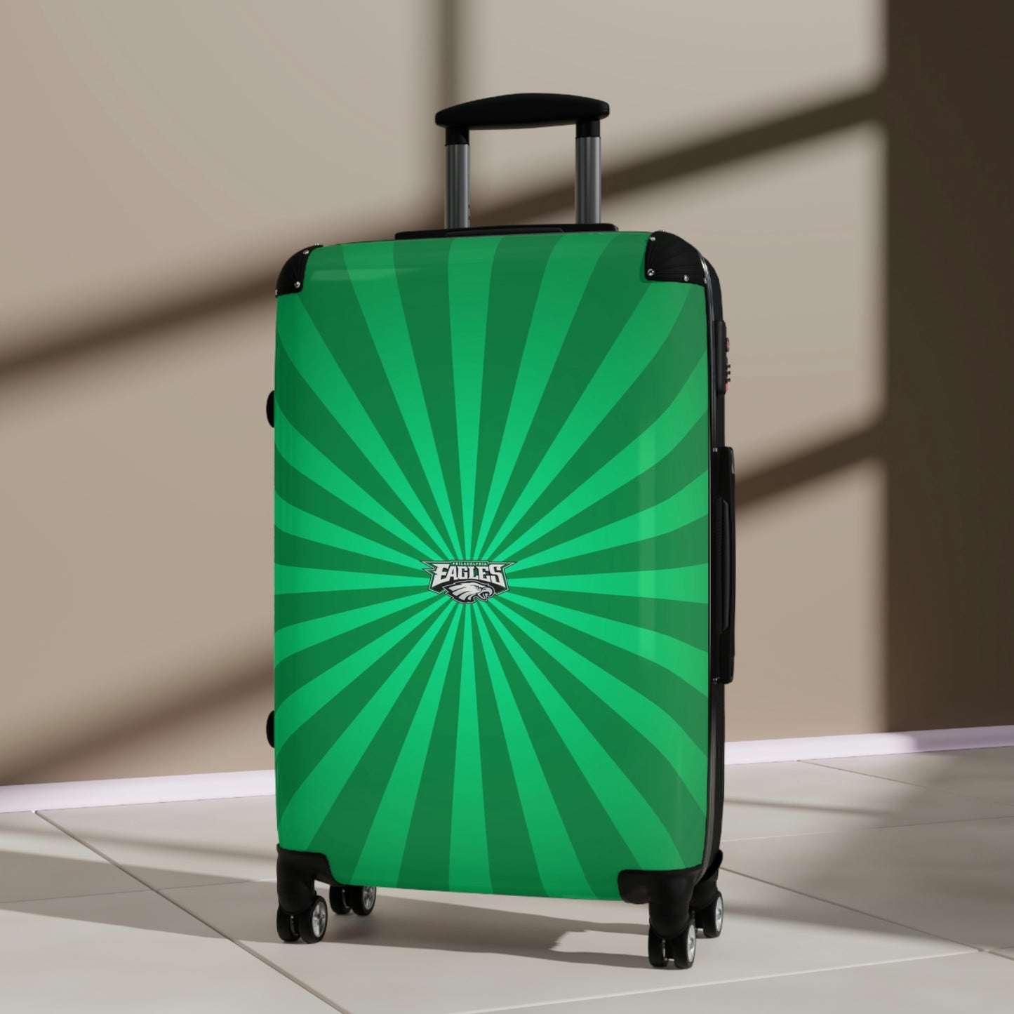 Geotrott Philadelphia Eagles2 National Football League Nfl Team Logo Cabin Suitcase Rolling Luggage Checking Bag