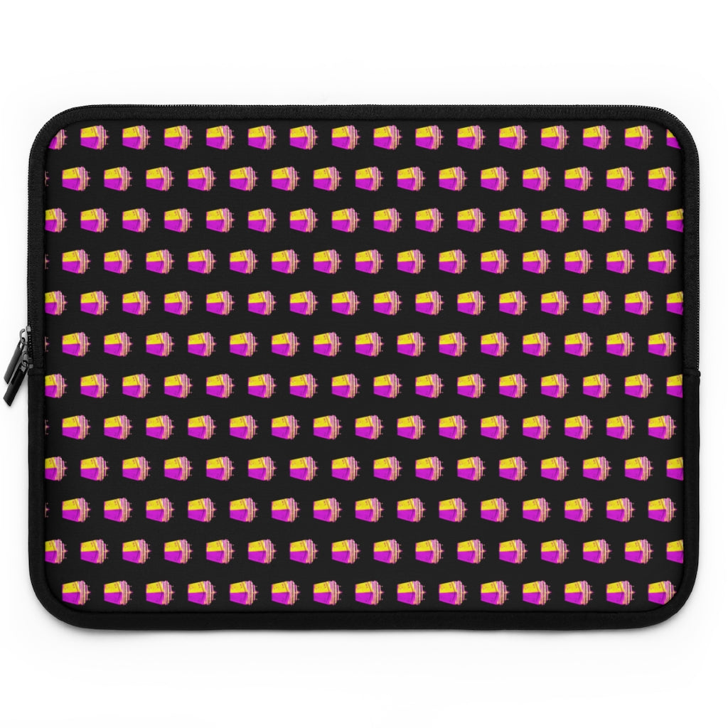 Getrott Pink Cruise Ships Pattern White Laptop Sleeve-Laptop Sleeve-Geotrott