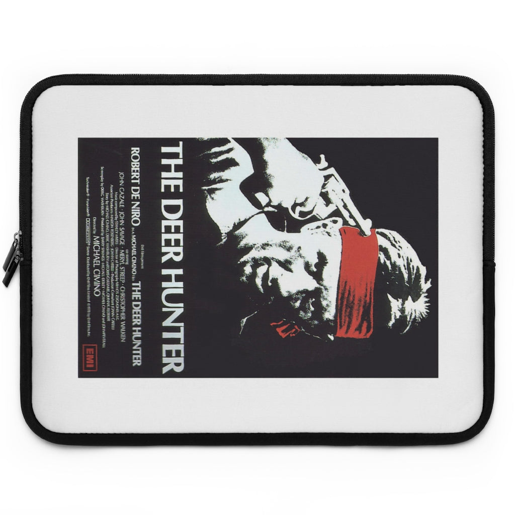 Geotrott The Deer Hunter Movie Poster Red Laptop Sleeve