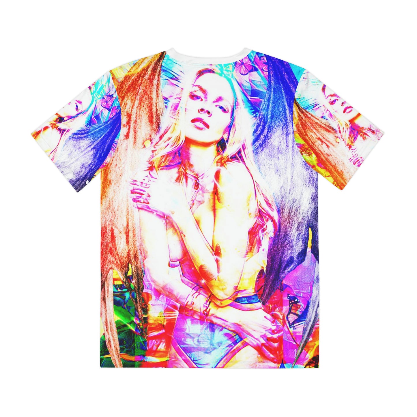 Copy Of Copy Of Copy Of Copy Of Copy Of Copy Of Copy Of Copy Of Copy Of Copy Of Copy Of Eddy Bogaert Graffiti Bieber Statue Of Liberty Art Men'S Polyester Tee (Aop)