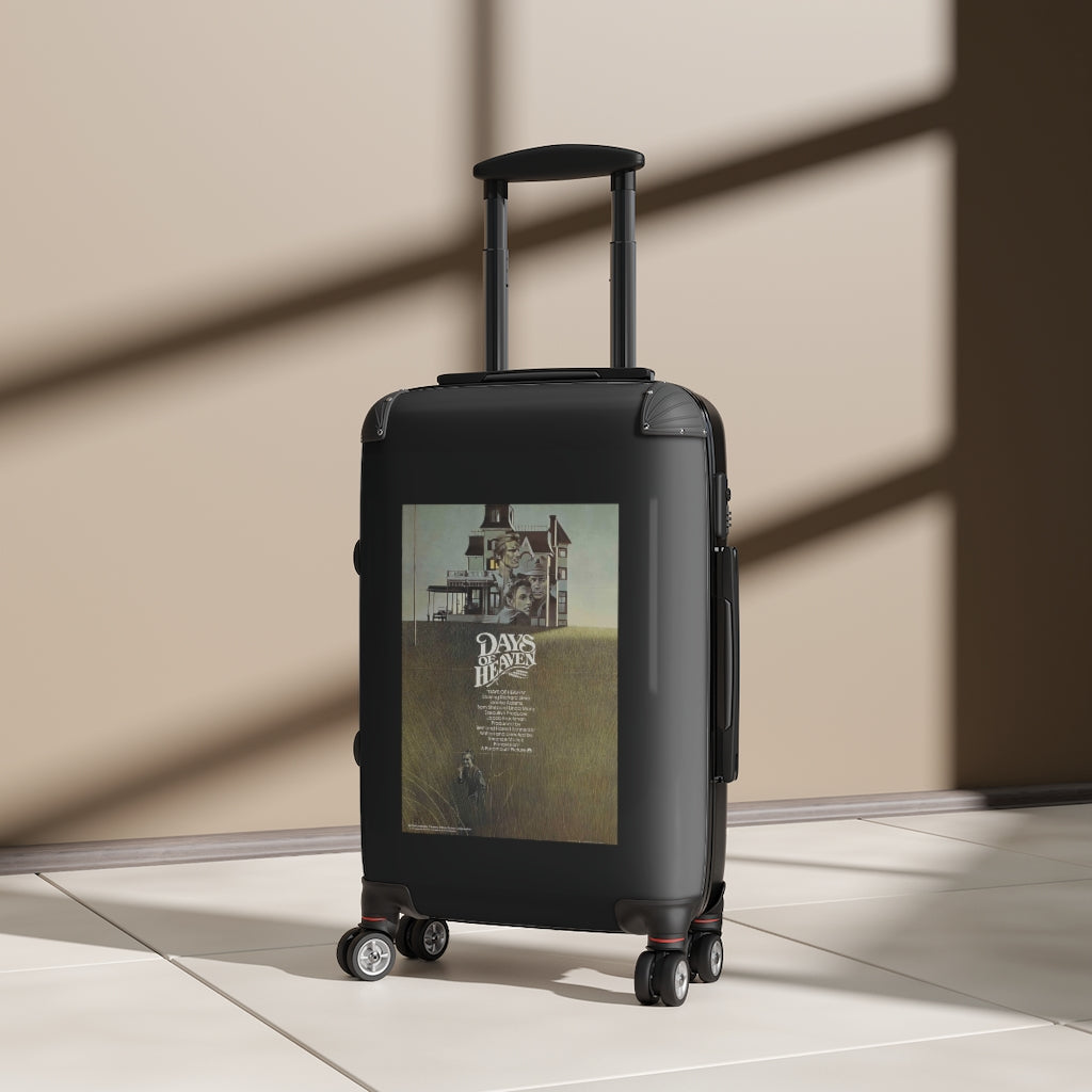 Getrott Days of Heaven Movie Poster Collection Cabin Suitcase Inner Pockets Extended Storage Adjustable Telescopic Handle Inner Pockets Double wheeled Polycarbonate Hard-shell Built-in Lock