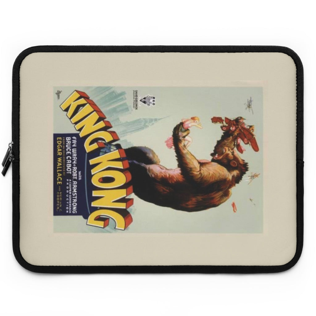 Geotrott King Kong Movie Poster Red Laptop Sleeve