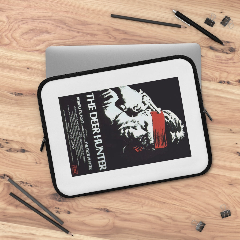 Geotrott The Deer Hunter Movie Poster Red Laptop Sleeve