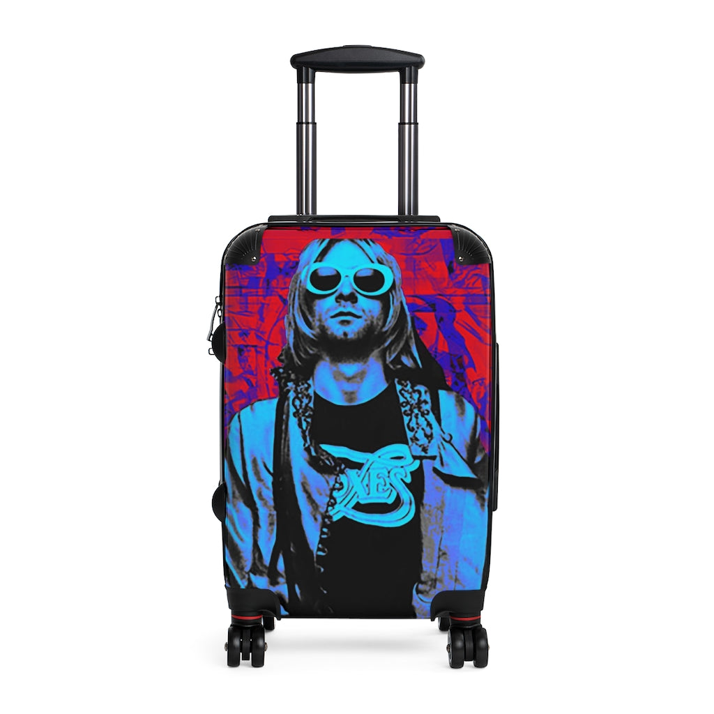 Geotrott Eddy Bogaert Graffiti Art Bambi Kiss Cabin Suitcase 2 Extended Storage Adjustable Telescopic Handle Double Wheeled Polycarbonate Hard-Shell Built-In Lock