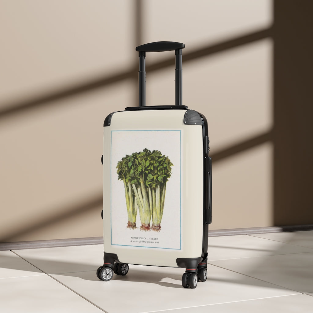 Getrott Giant Pascal Celery Farm Collection Cabin Suitcase Extended Storage Adjustable Telescopic Handle Double wheeled Polycarbonate Hard-shell Built-in Lock-Bags-Geotrott