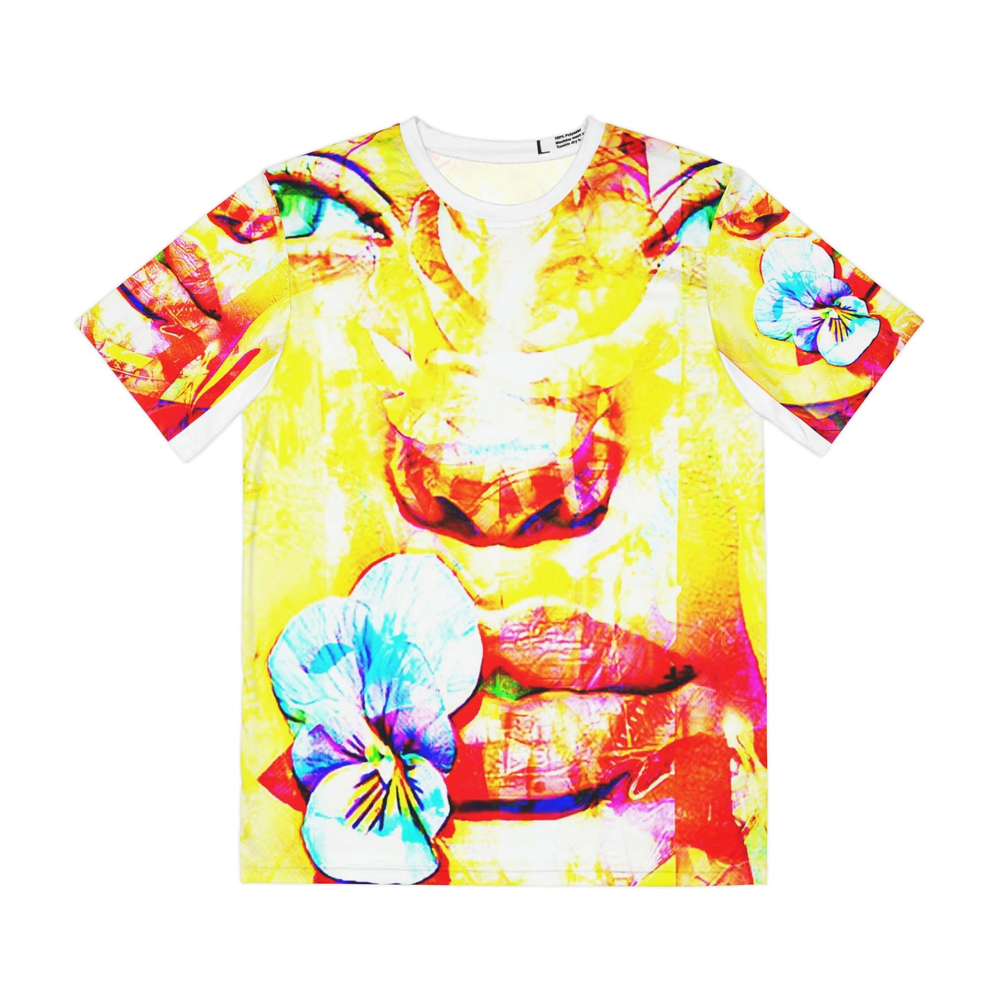 Copy Of Copy Of Copy Of Copy Of Copy Of Copy Of Copy Of Copy Of Copy Of Eddy Bogaert Graffiti Bieber Statue Of Liberty Art Men'S Polyester Tee (Aop)