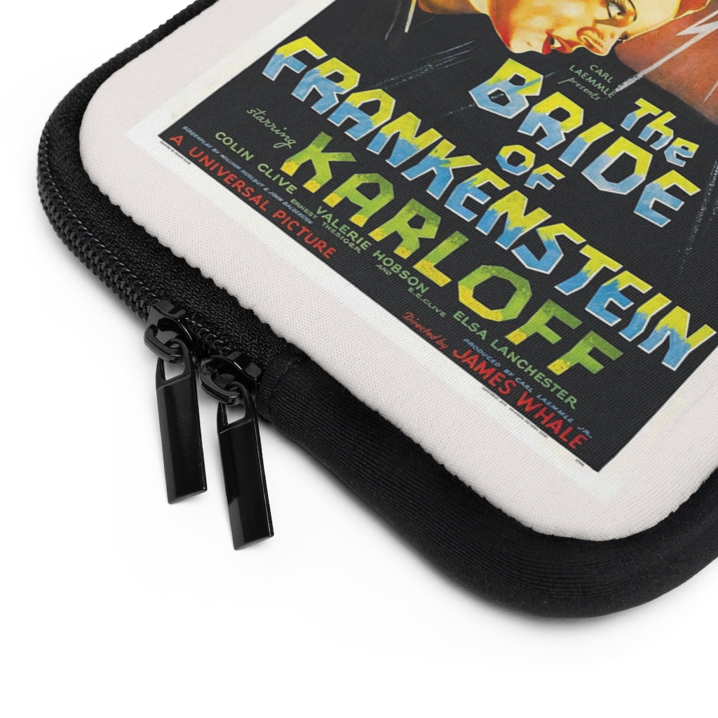 Geotrott The Bride Of Frankestein Movie Poster Laptop Sleeve
