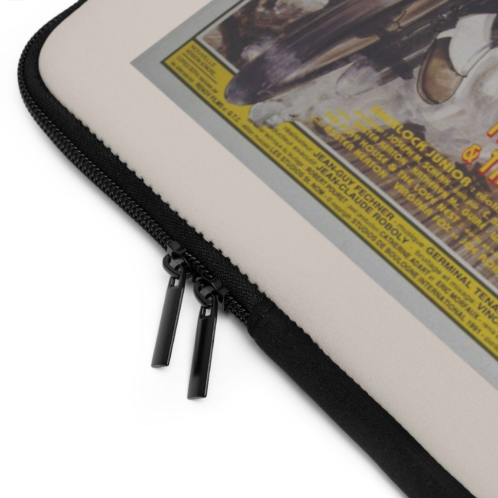 Geotrott Sherlock Junior Movie Poster Laptop Sleeve
