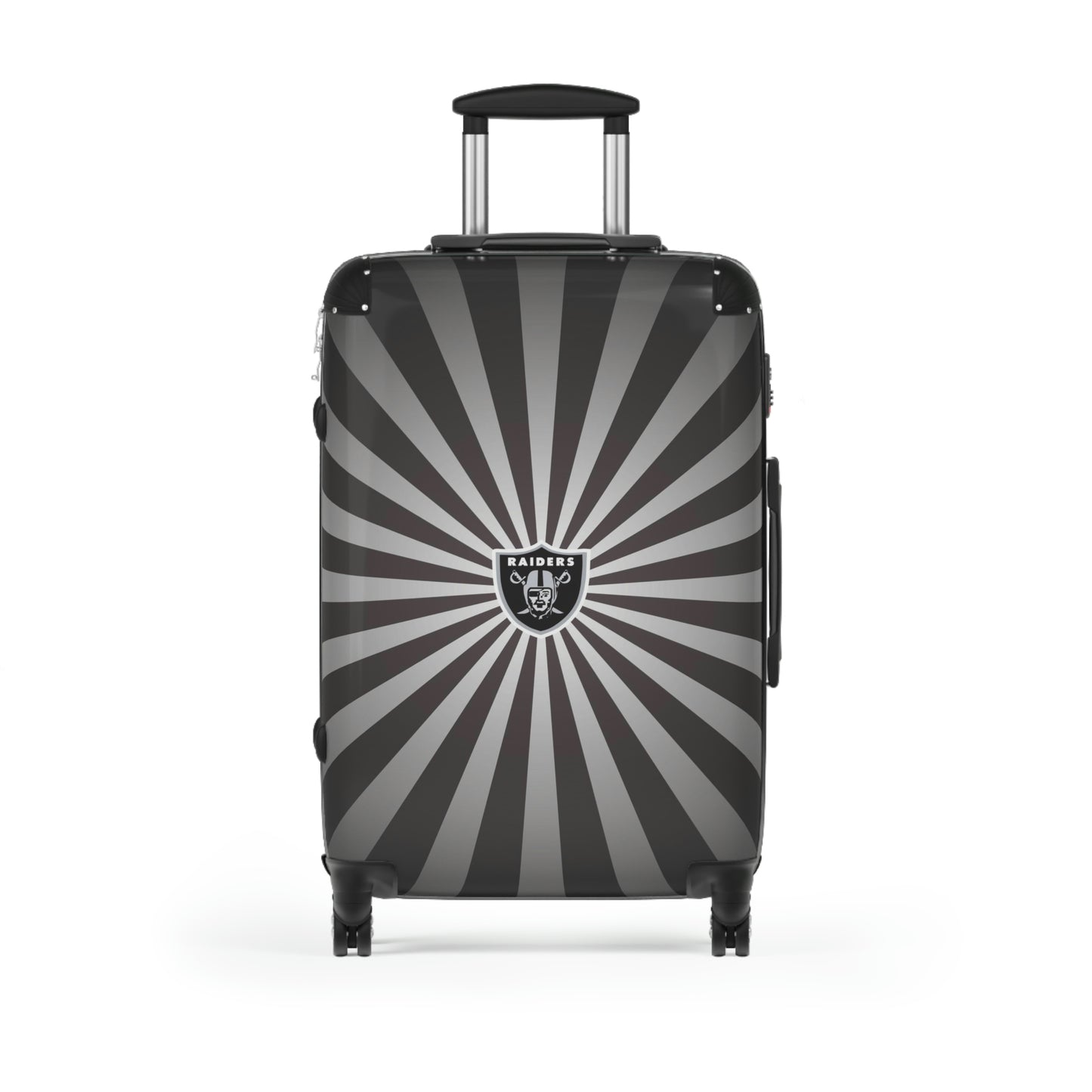 Geotrot Las Vegas Raiders National Football League Nfl Team Logo Cabin Suitcase Rolling Luggage Checking Bag