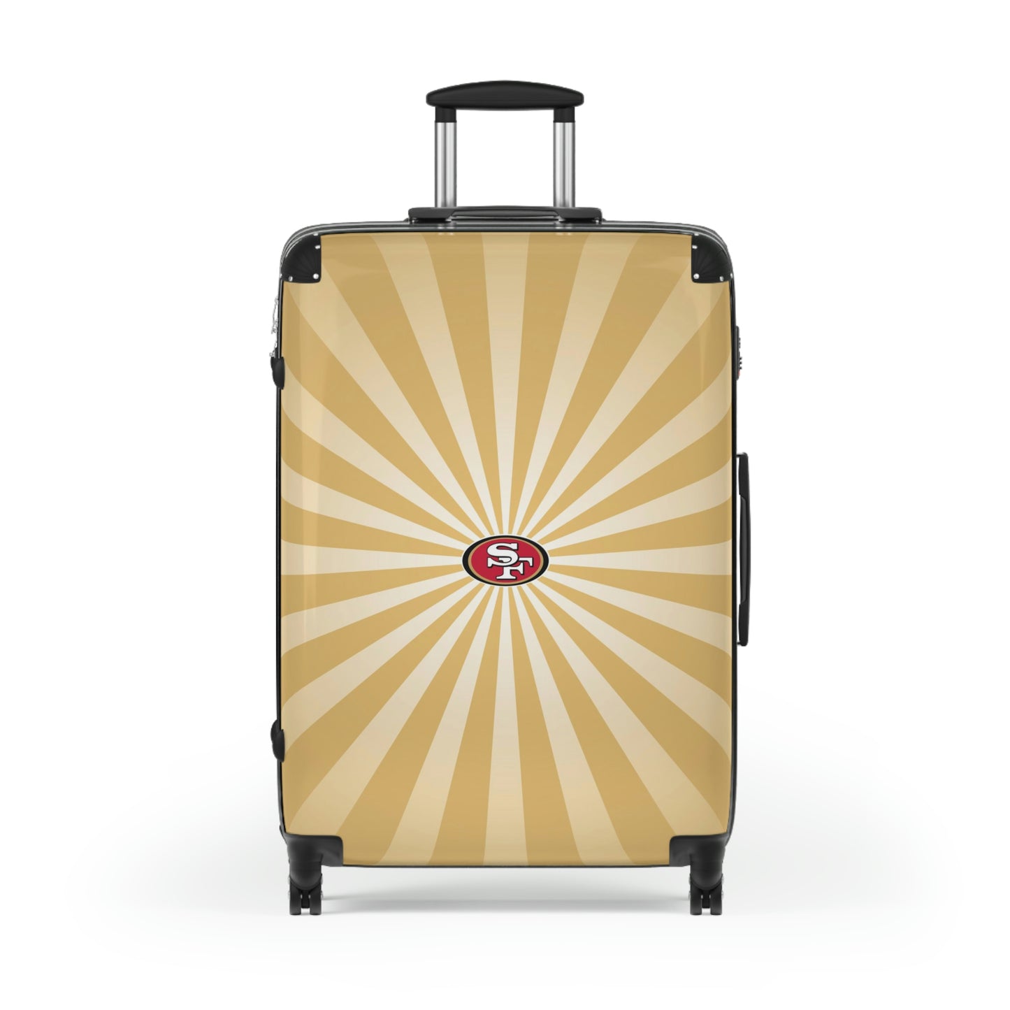 Geotrott San Francisco 49Ers National Football League Nfl Team Logo Cabin Suitcase Rolling Luggage Checking Bag