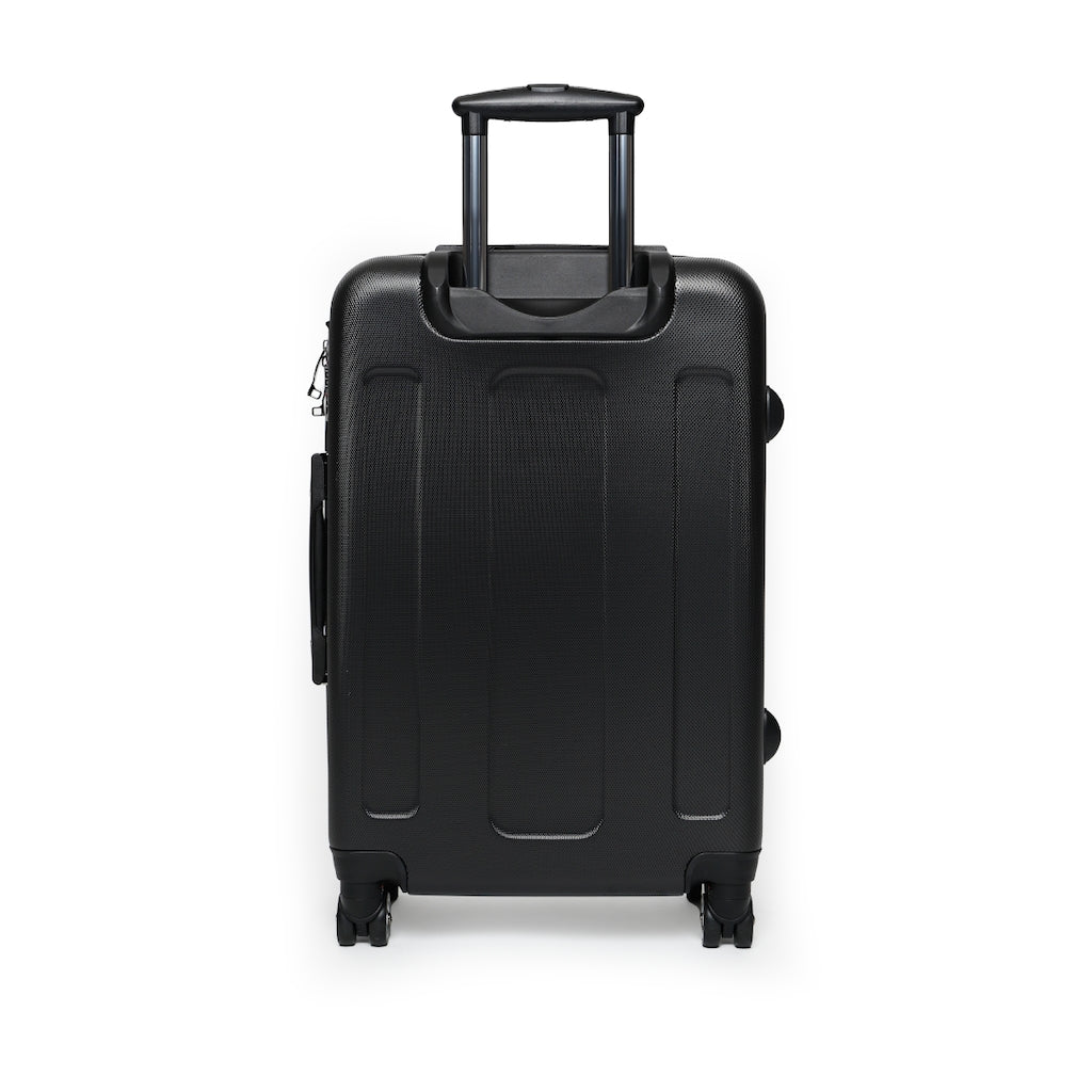 Getrott Mexico Olympics 1983 World Classic Poster Black Cabin Suitcase Inner Pockets Extended Storage Adjustable Telescopic Handle Inner Pockets Double wheeled Polycarbonate Hard-shell Built-in Lock