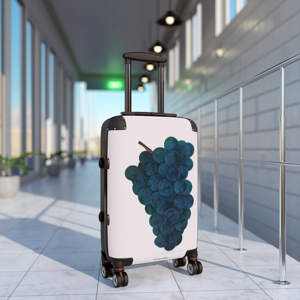 Getrott Concord Grapes Farm Collection Cabin Suitcase Extended Storage Adjustable Telescopic Handle Double wheeled Polycarbonate Hard-shell Built-in Lock-Bags-Geotrott