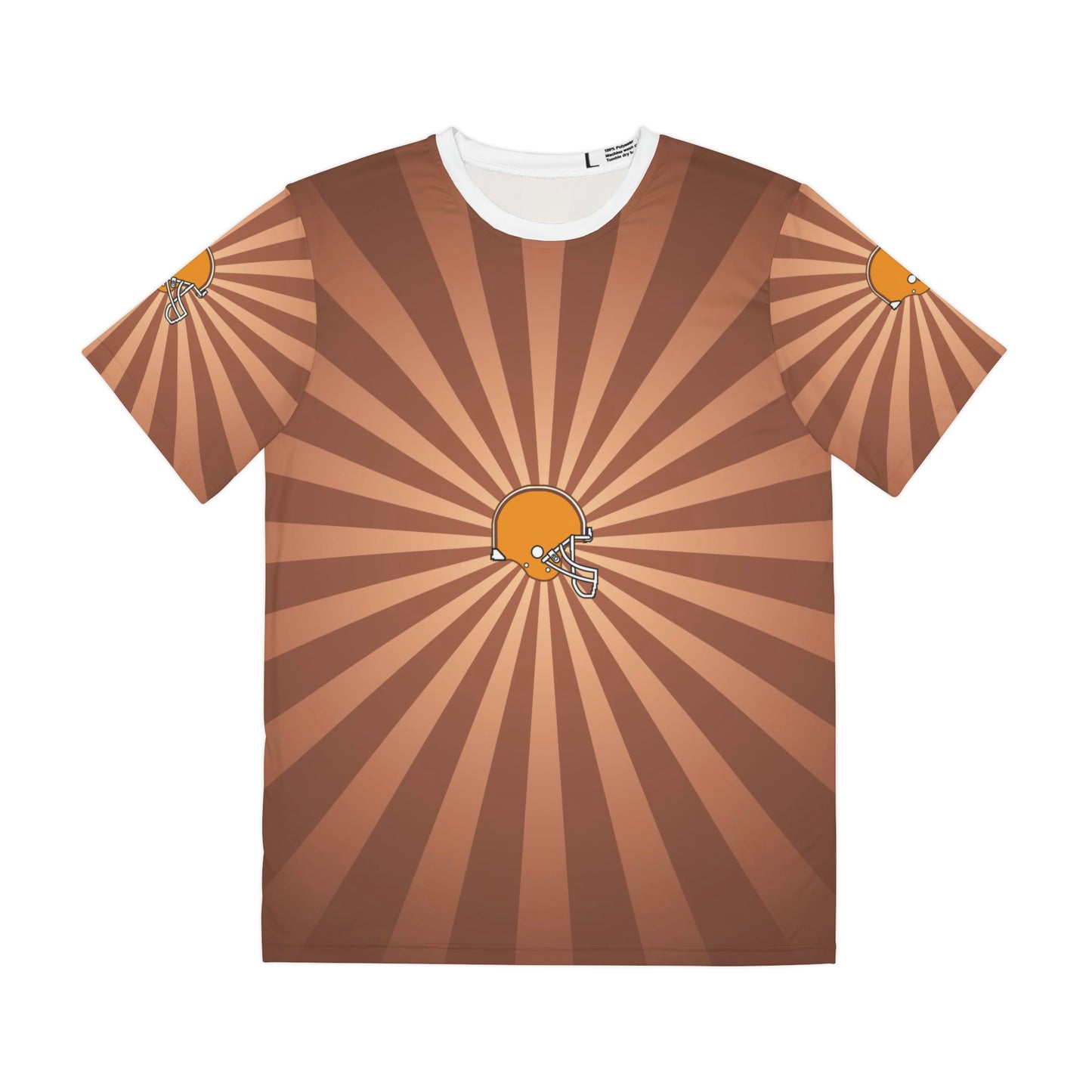 Geotrott NFL Cleveland Browns Men's Polyester All Over Print Tee T-Shirt-All Over Prints-Geotrott