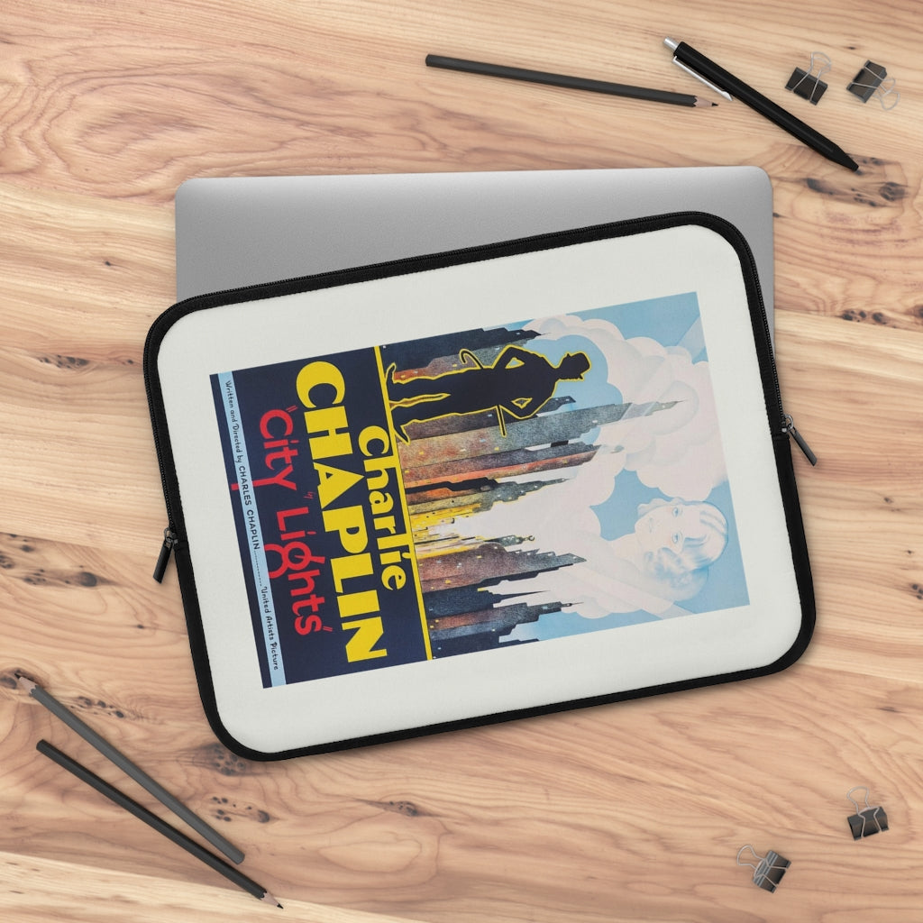 Geotrott City Lights Movie Poster Laptop Sleeve