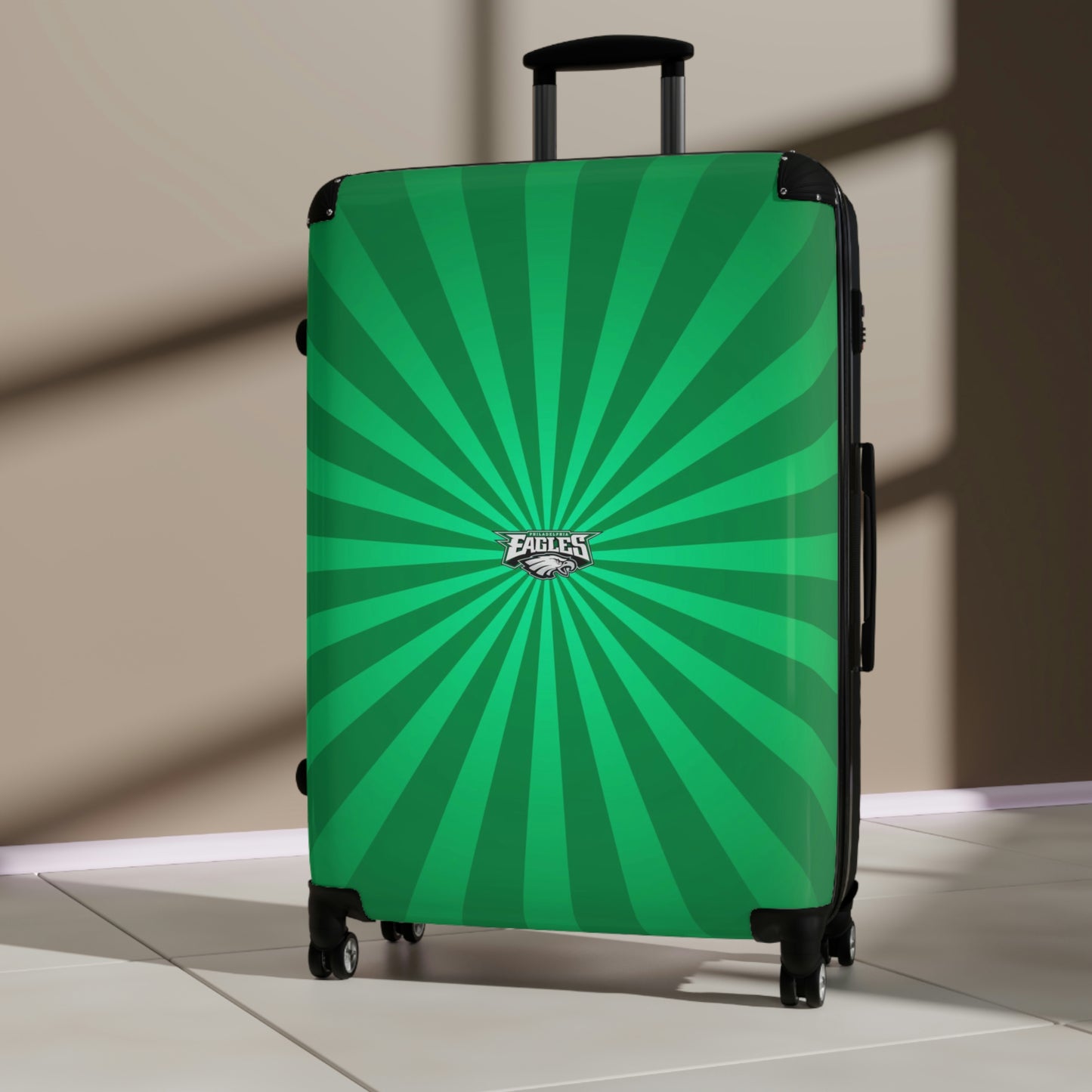 Geotrott Philadelphia Eagles2 National Football League Nfl Team Logo Cabin Suitcase Rolling Luggage Checking Bag