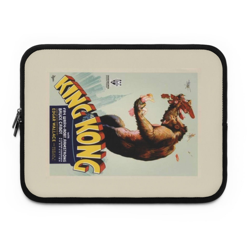 Geotrott King Kong Movie Poster Red Laptop Sleeve