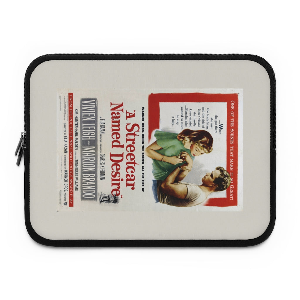 Geotrott A Street Named Desire Movie Poster Laptop Sleeve