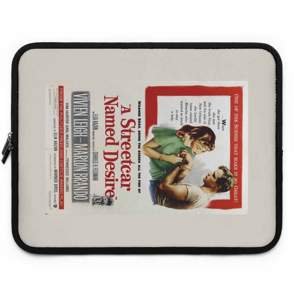 Geotrott A Street Named Desire Movie Poster Laptop Sleeve