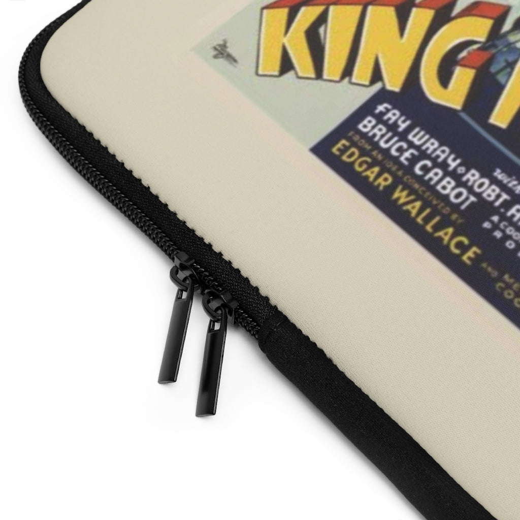 Geotrott King Kong Movie Poster Red Laptop Sleeve