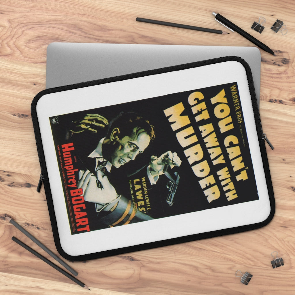 Geotrott You Cant Get Away With Murder Movie Poster Laptop Sleeve