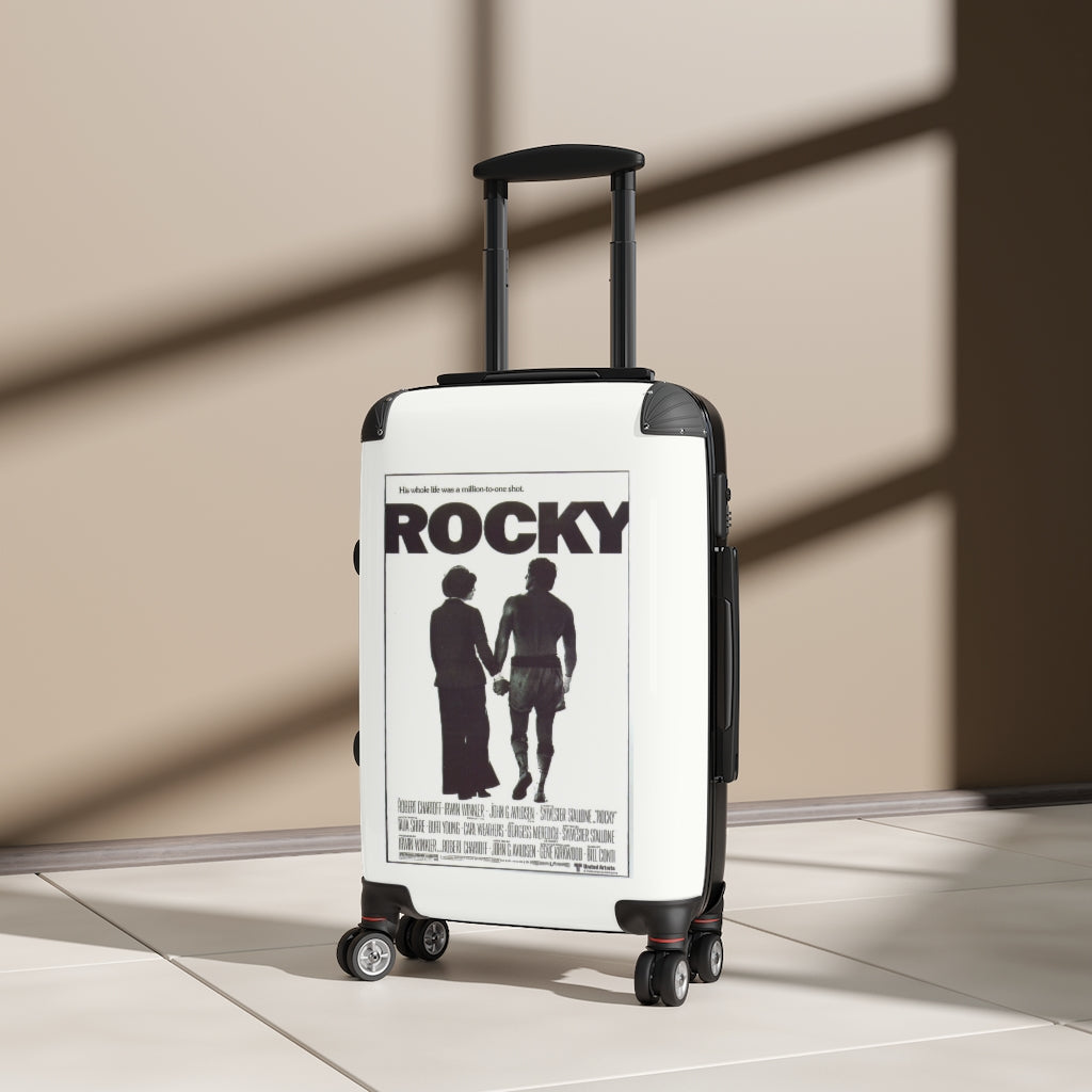 Getrott Rocky 1 Movie Poster Collection Cabin Suitcase Inner Pockets Extended Storage Adjustable Telescopic Handle Inner Pockets Double wheeled Polycarbonate Hard-shell Built-in Lock