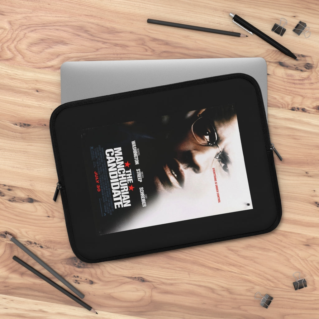 Geotrott The Manchurian Candidate Movie Poster Laptop Sleeve